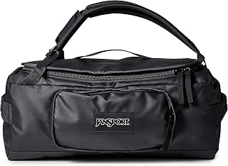 Mochila de lona convertible Good Latitude de 40 litros – Resistente al agua, funda para computadora portátil de 16 pulgadas, carrito para equipaje – Bolsa de viaje para fines de semana, arena ahumada