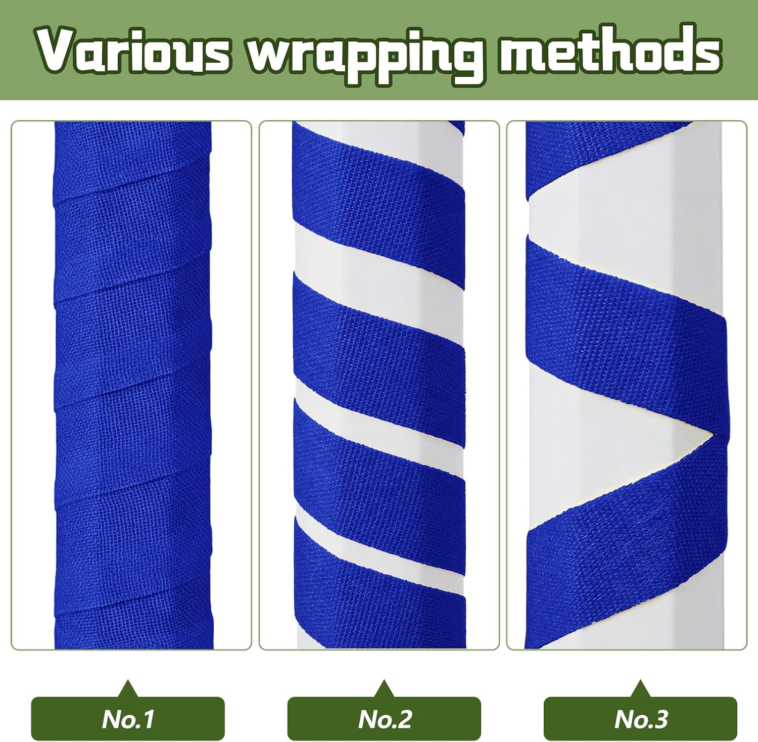 Gemscream 30 ft Lacrosse Stick Tape 1 Inch 1/2 Inch | Non-precut, Cotton, Sweat Absorbent, Bat Grip Tape, for Lacrosse Hockey Baseball Bats