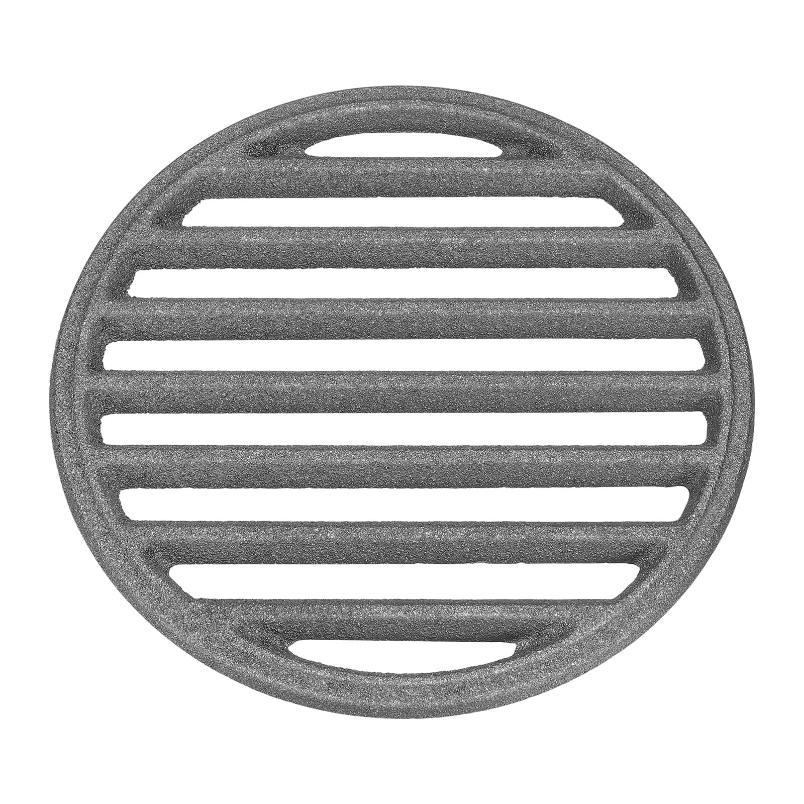 Grille de feu en fonte ronde 6 fentes pour une excellente combustion du charbon
