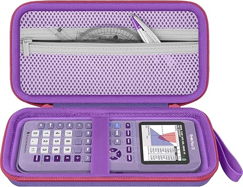 Miniatura 2 de Funda de calculadora compatible con Texas Instruments TI-84 Plus CETI-84 PlusTI-Nspire CX II CASTI-Nspire CX IITI-83 PlusTI-89 Titanium Color