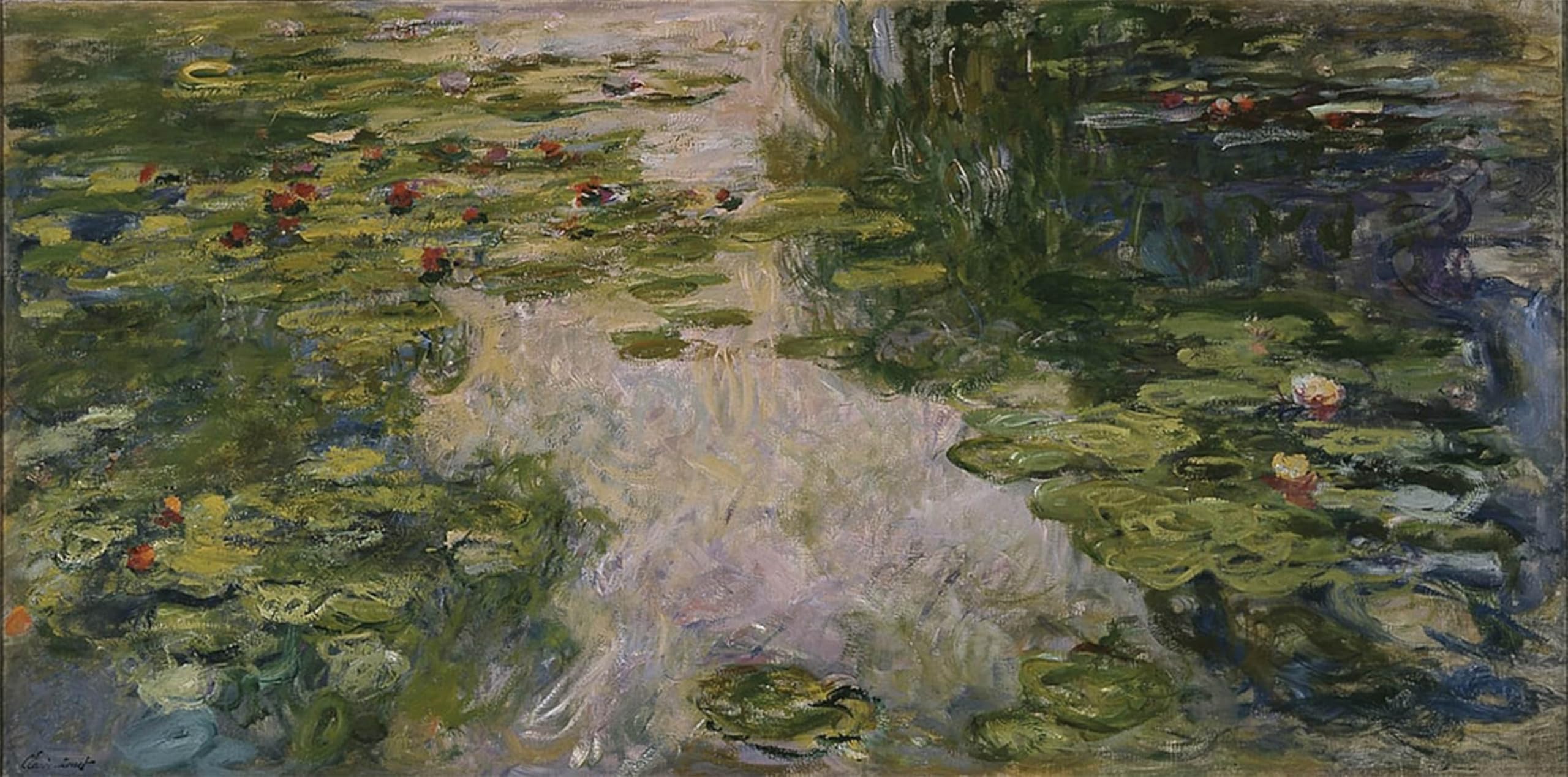 Cuadro Primavera di Claude Monet solución para paredes vacías lienzo decorativo 60x90cm 5