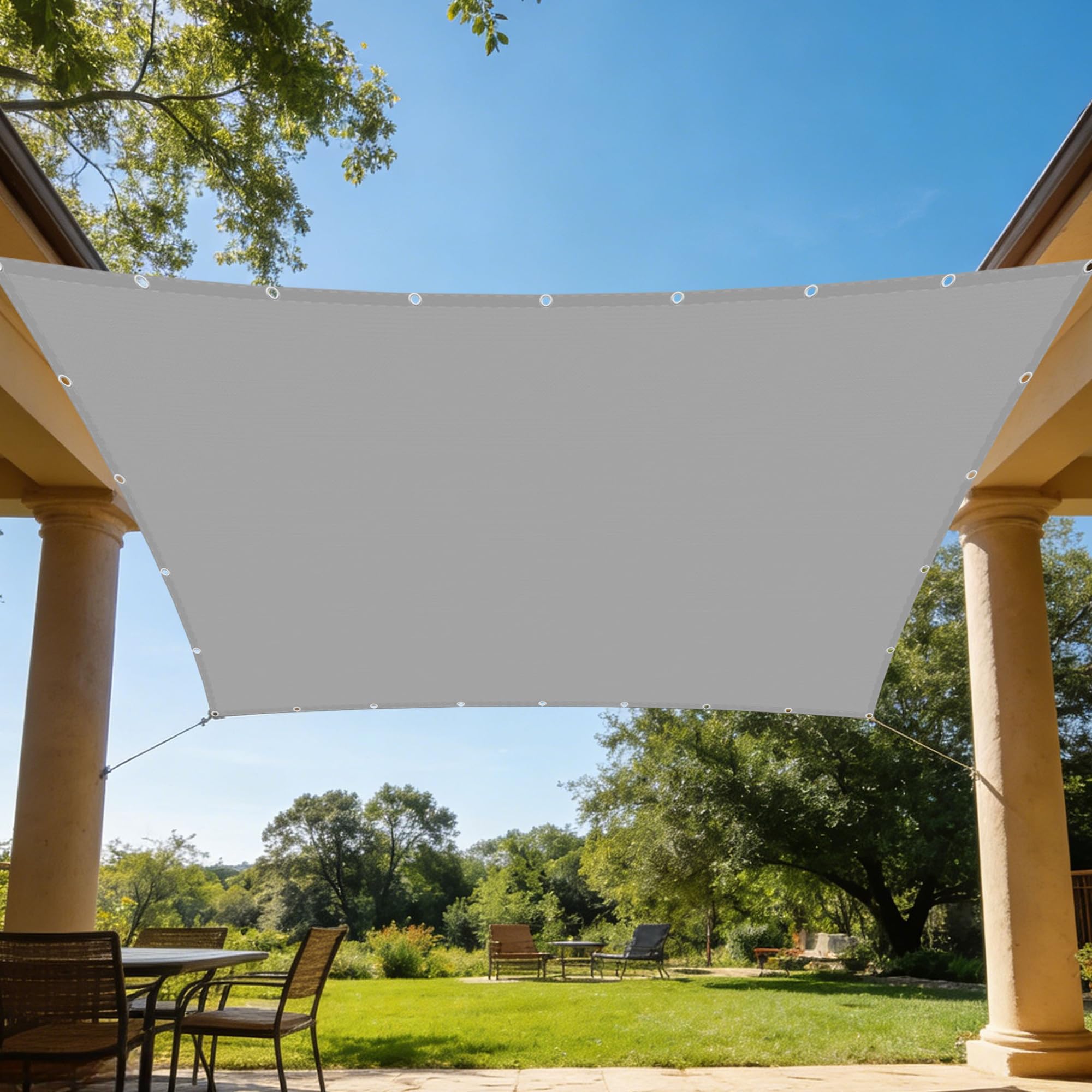 Toile ombrage imperméable rectangulaire 140x500 protection UV