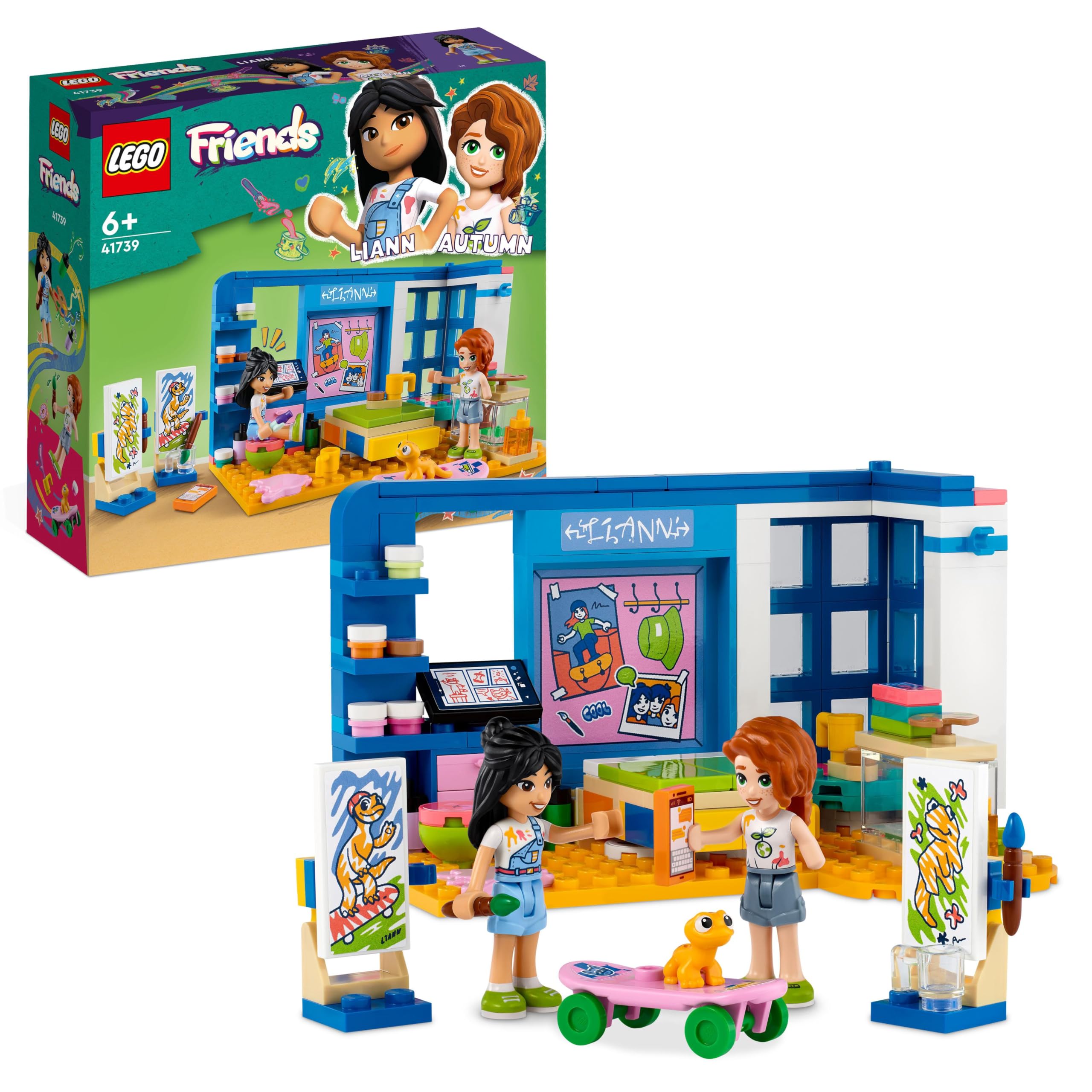 ぷりん Amazon.com: Lego Friends Liann's Room 41739, Art-Themed Bedroom