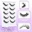 Self Adhesive Eyelashes Natural Pre-glued Lashes No Glue Needed Lashes Cat Eye Lashes Faux Mink Eyelashes Reusable Self Adhesive Lashes 5 Pairs by zanlufly