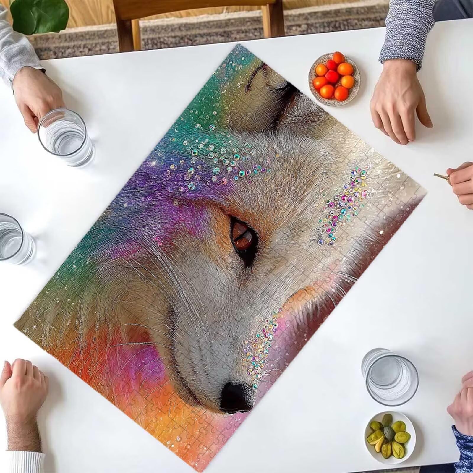Puzzle 2000 sztuk Puzzle dla dorosłych 100x70 cm Gra edukacyjna prezenty dla dorosłych i dzieci w wieku 14 lat, kreatywny prezent na relaks kobieta łabędź PjY7115 5-V