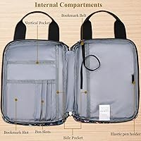 Vista 5 de Funda para la Biblia para mujer, estuche tipo carcasa para la Biblia, estuche tipo soporte para la Biblia para mujeres, estuche de transporte