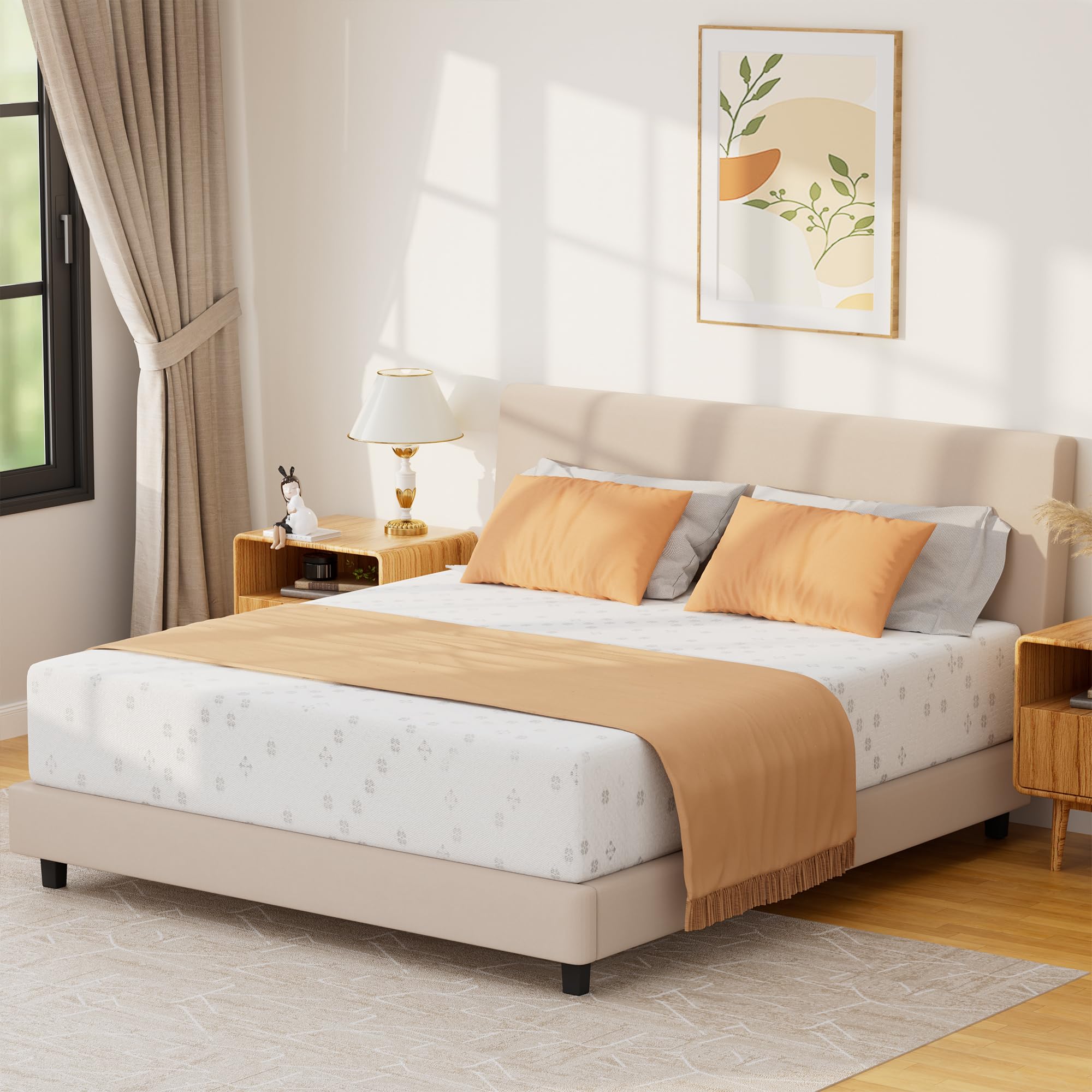 Amdroid 10 Inch King Memory Foam Mattress