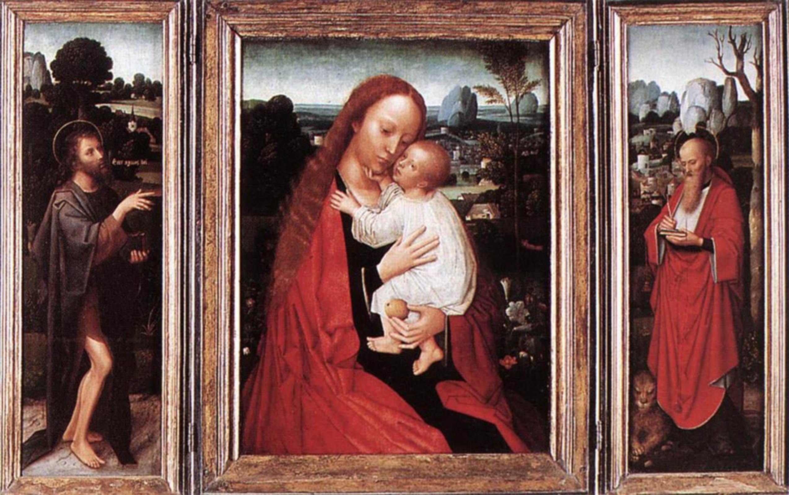 ARTXLXXBN Famous Art Print Poster Vintage Wall Art Adriaen Isenbrandt Canvas Art Poster for Home Decor 60x90cm