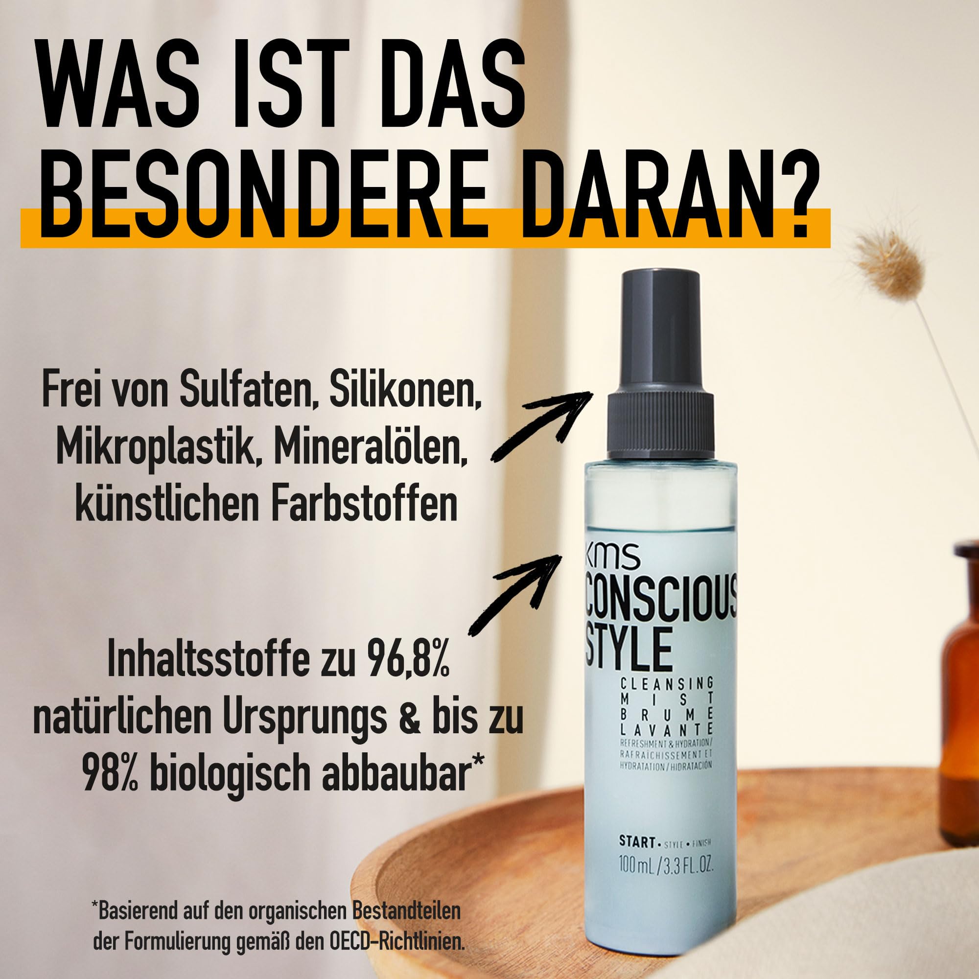 KMS Anti-Schuppen-Pflegeroutine mt Shampoo & Trockenshampoo. Für unruhige & trockene Kopfhaut, Gegen jede Art von Schuppen und Auffrischung