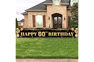 60th Birthday Yard Signs - Celebrate Your Special Day in Style