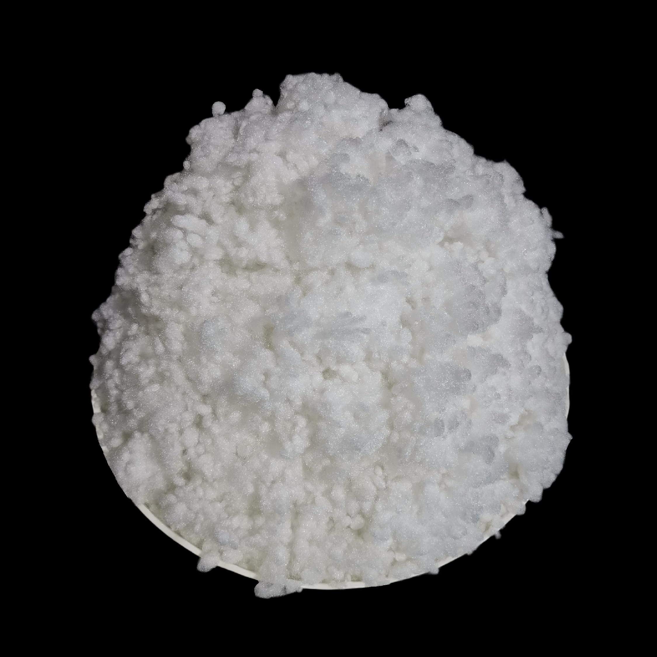 Polyester Fiber Fill Pearl Cotton High Resilience fluffiness Pure White Color Stuffing for DIY Dolls Pillow Clothing Cushion Pet Beds (0.22, Pounds)