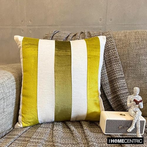 Miniatura 4 de The HomeCentric Fundas de cojín, fundas de almohada decorativas de color verde chartreuse de 20 x 20 pulgadas, fundas de almohada de terciopelo para