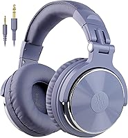 Vista 16 de OneOdio Auriculares con cable para diadema Hi-Res Studio Monitor y mezcla DJ con auriculares estéreo de 50mm y conector de 1/4 a 3.5mm para AMP