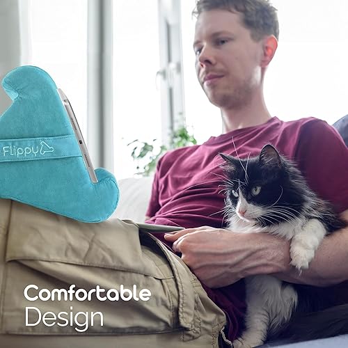 Miniatura 7 de Flippy Soporte de almohada original para tablet y soporte para iPad, regalo para amantes de los libros y lectores, soporte multiángulo con