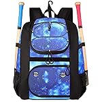 MATEIN Softball Bag for Boys, Large Youth Baseball Baackpack Holds 4 Bat with Fence Hook & Shoe Compartment, Softball Catchers Gear Backpack for Adults Fit Batting Glove, Helmet, Baseball Gifts