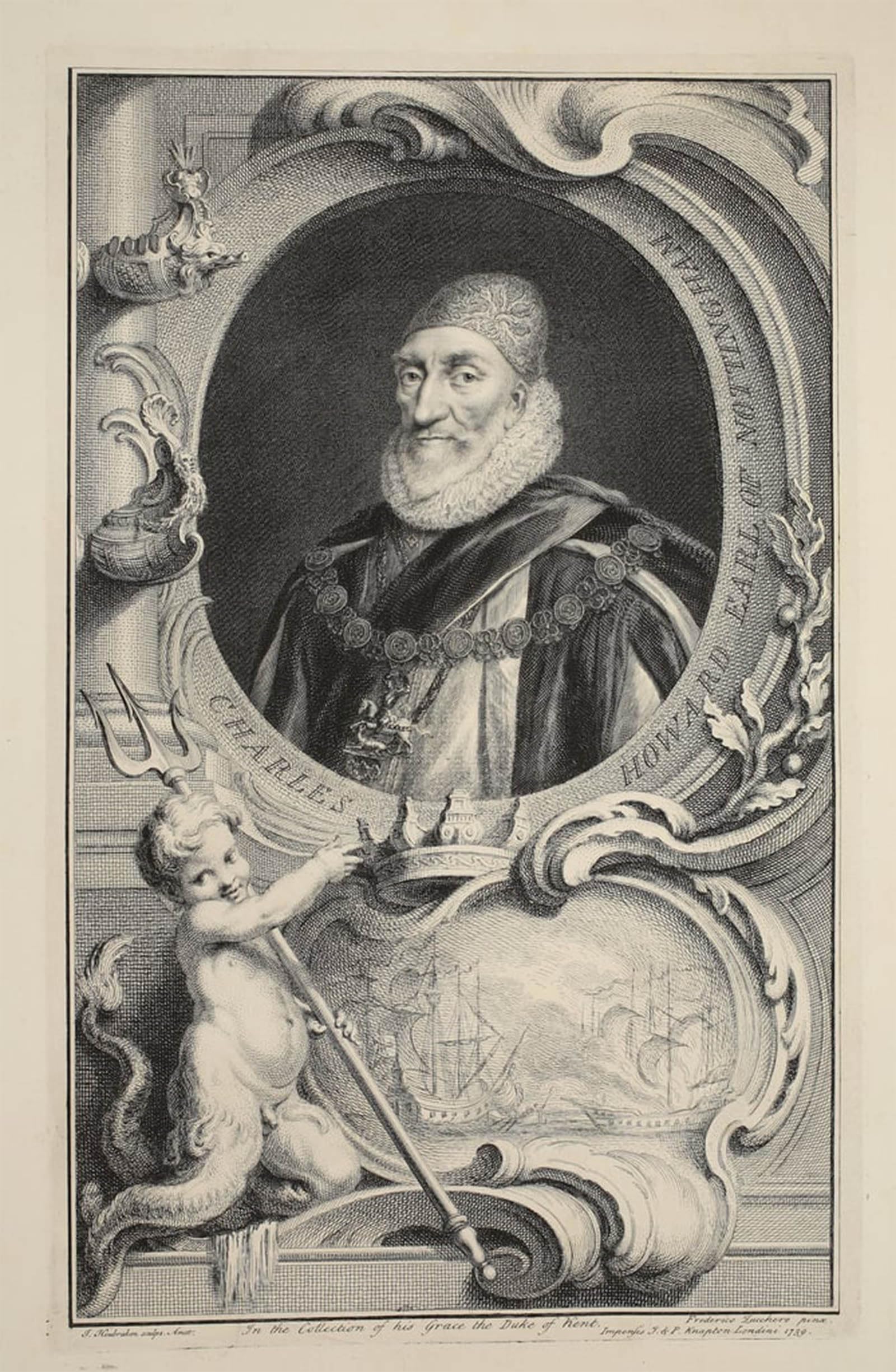 Cuadro de Charles Howard para decorar tu sala de estar con un lienzo clásico de 60x90cm 5