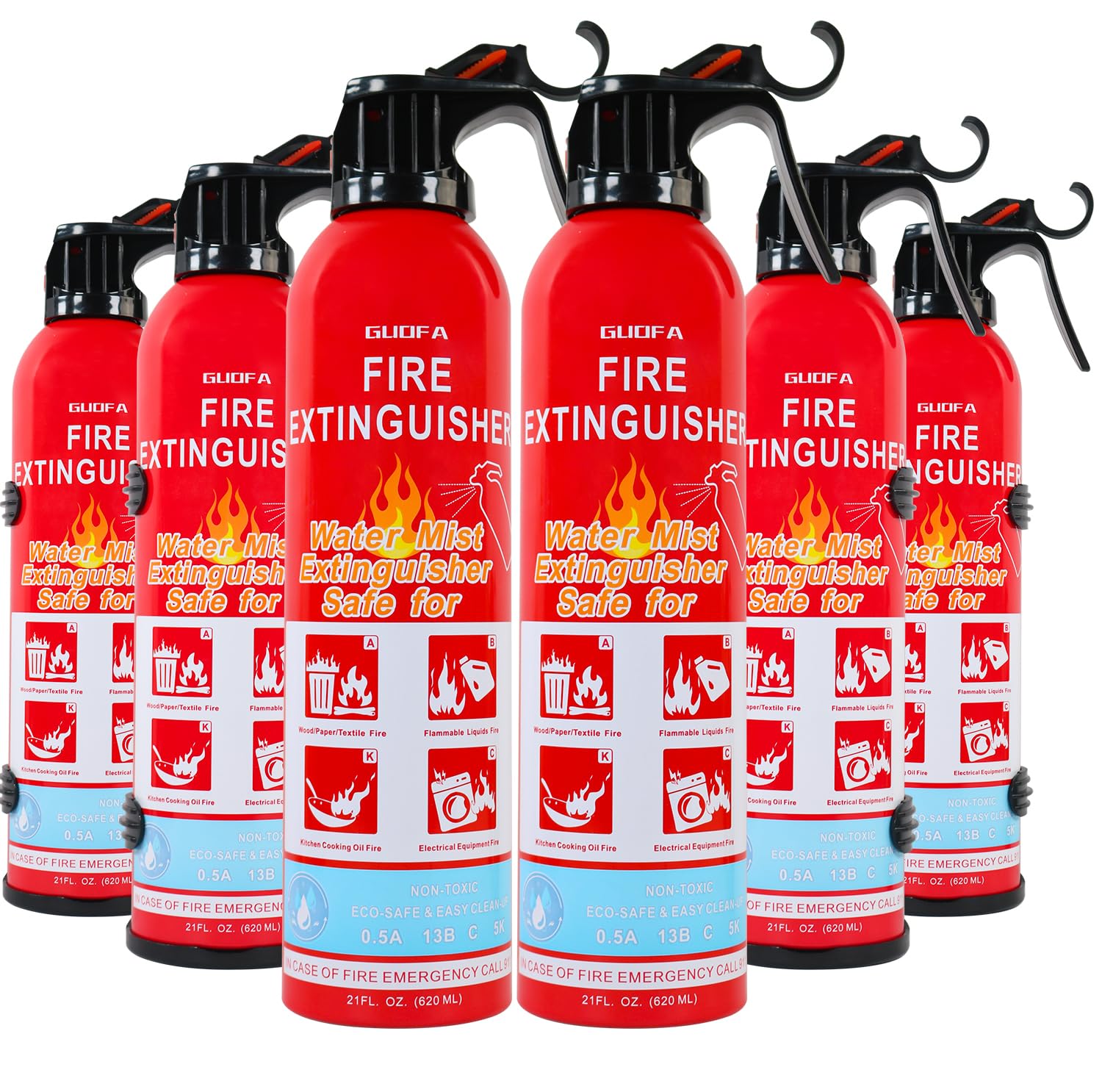 Buy 6 Pack Fire Extinguisher for Home Car Fire Extinguisher with ing