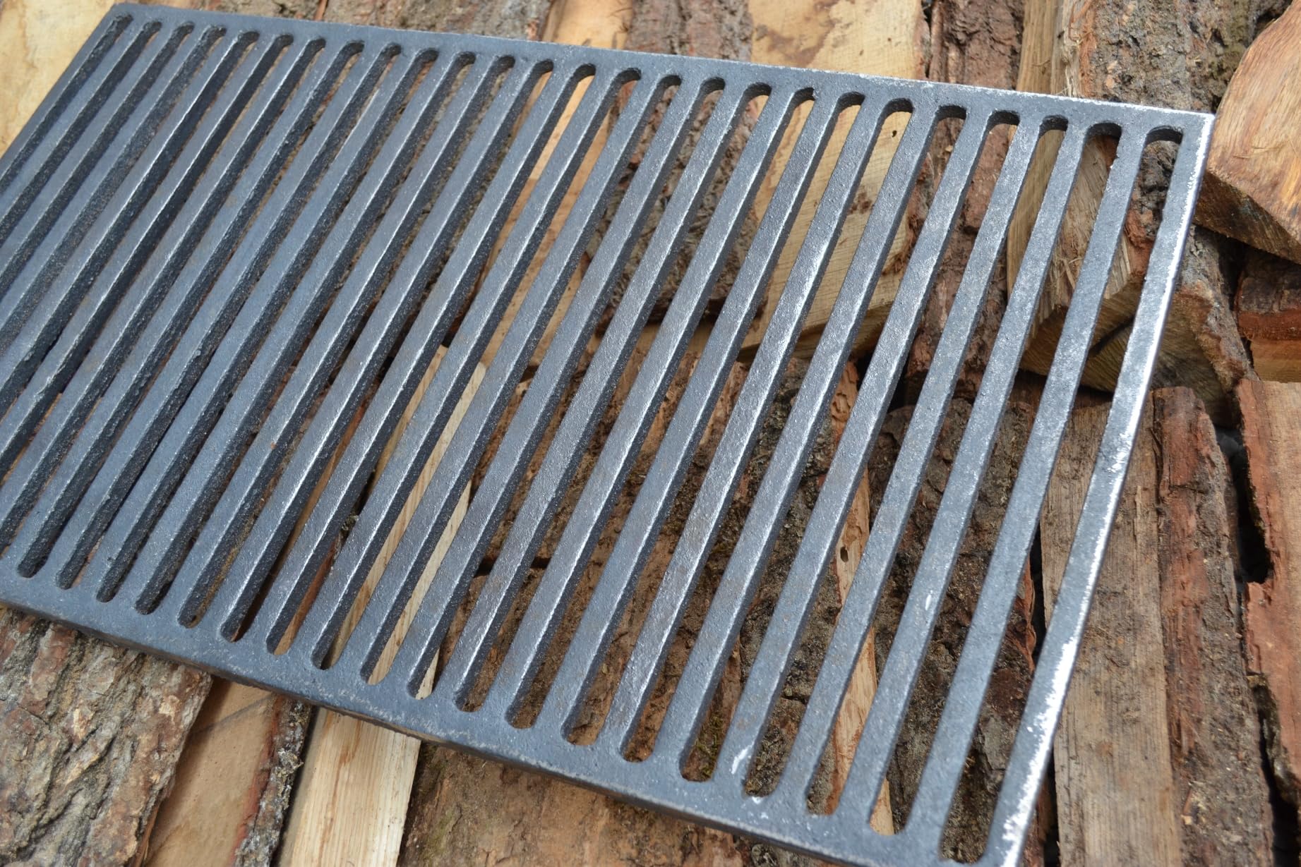 SEZAM 63 x 36 cm, rejilla de hierro fundido para horno, rejilla para cenizas, diferentes diámetros, rejilla para chimenea, parrilla para chimenea, rejilla para horno, parrilla para el carbón