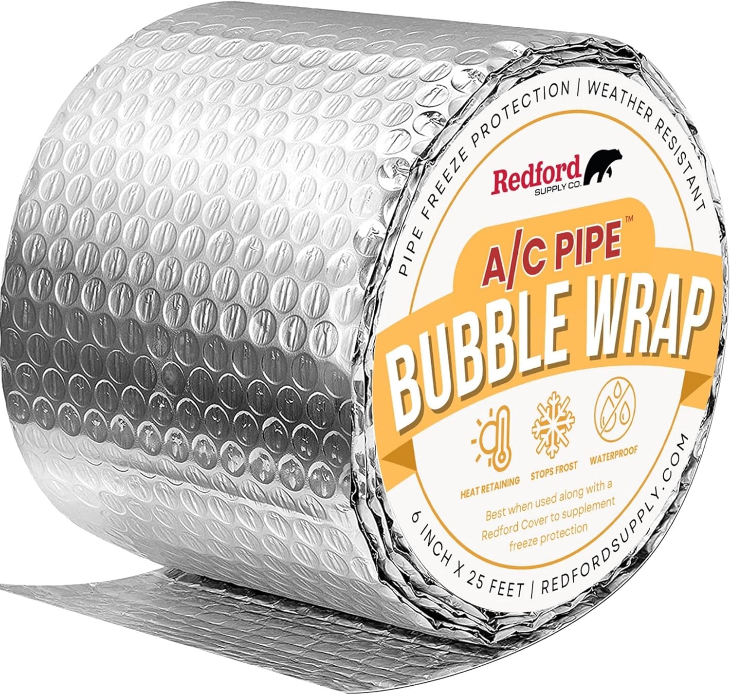 Bubble Foil Insulation Wrap Portable AC Insulation, Reflective Foil
