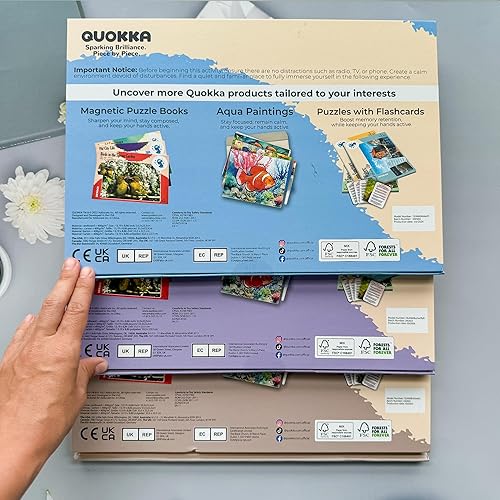 Miniatura 8 de QUOKKA Rompecabezas de demencia de 60 piezas para ancianos – 3 juegos de rompecabezas de piezas grandes para personas mayores – 9 tarjetas