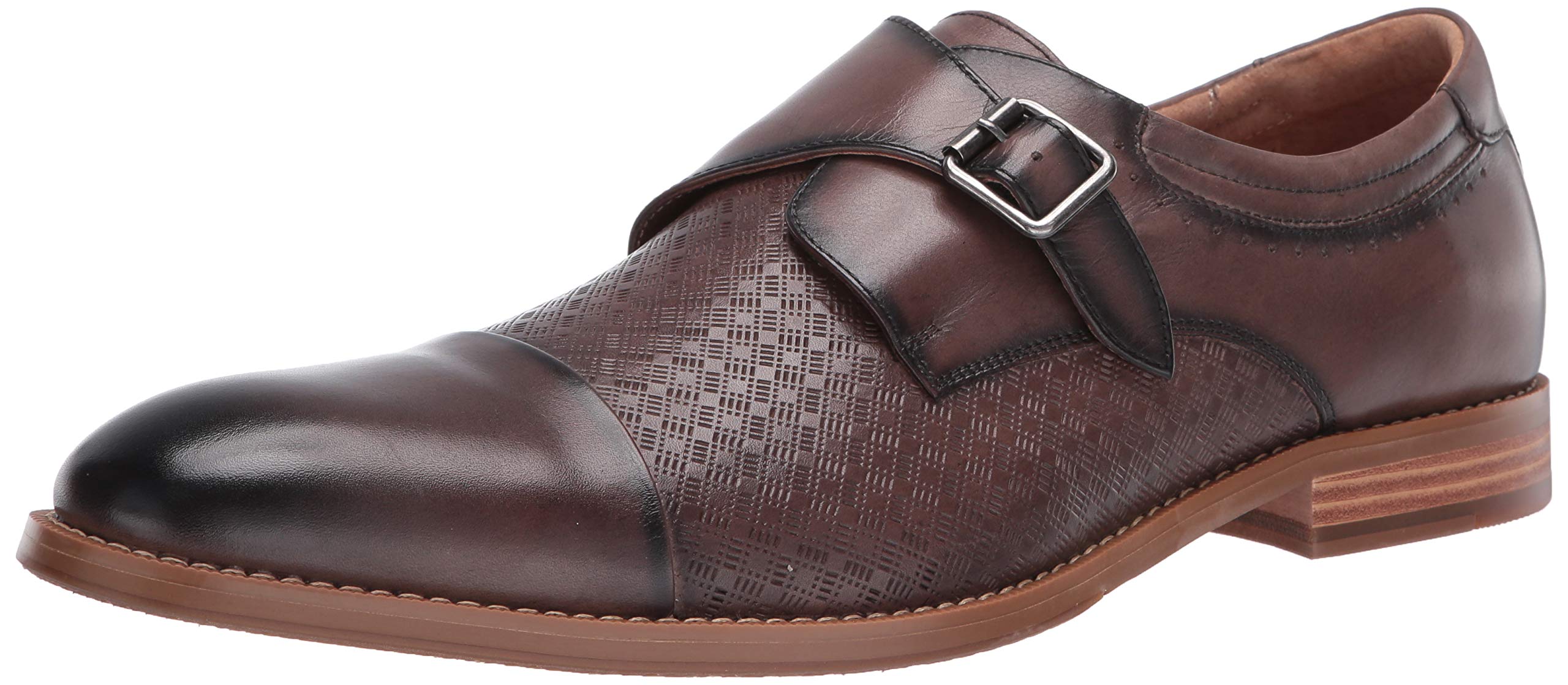 Stacy Adams Fenwick cap Toe Monk Strap Mnch con Fibbia