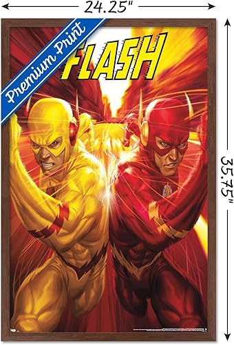 Miniatura 10 de Trends International DC Comics - The Flash and The Reverse Flash - Póster de pared de carrera 22375 x 34 pulgadas versión sin marco