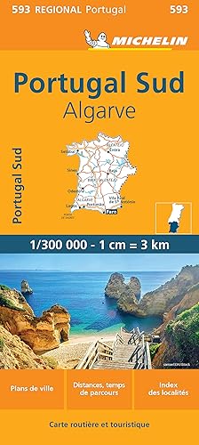 Carte Régionale Portugal Sud : Algarve