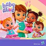 Baby Alive Super BFF Sophia Sparkle Brown Hair Dress Up Baby Doll Playset, 11 Inches, Toys for 3 Year Old Girls & Boys & Up (Amazon Exclusive)