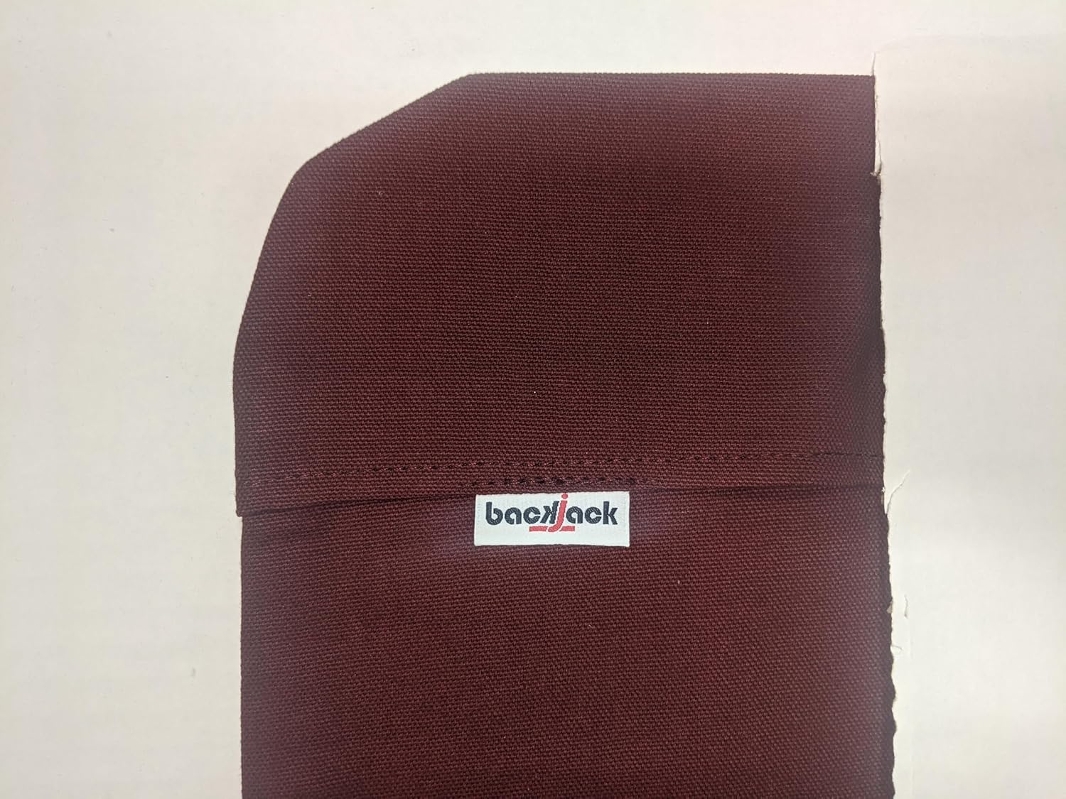 Original BackJack-Made in The USA- Burgundy Cotton Fabric Lightweight Floor Seating Chair for Gaming, Families, Parents, Daycare, Back Support, Reading, Yoga, Meditation, Dorm, School