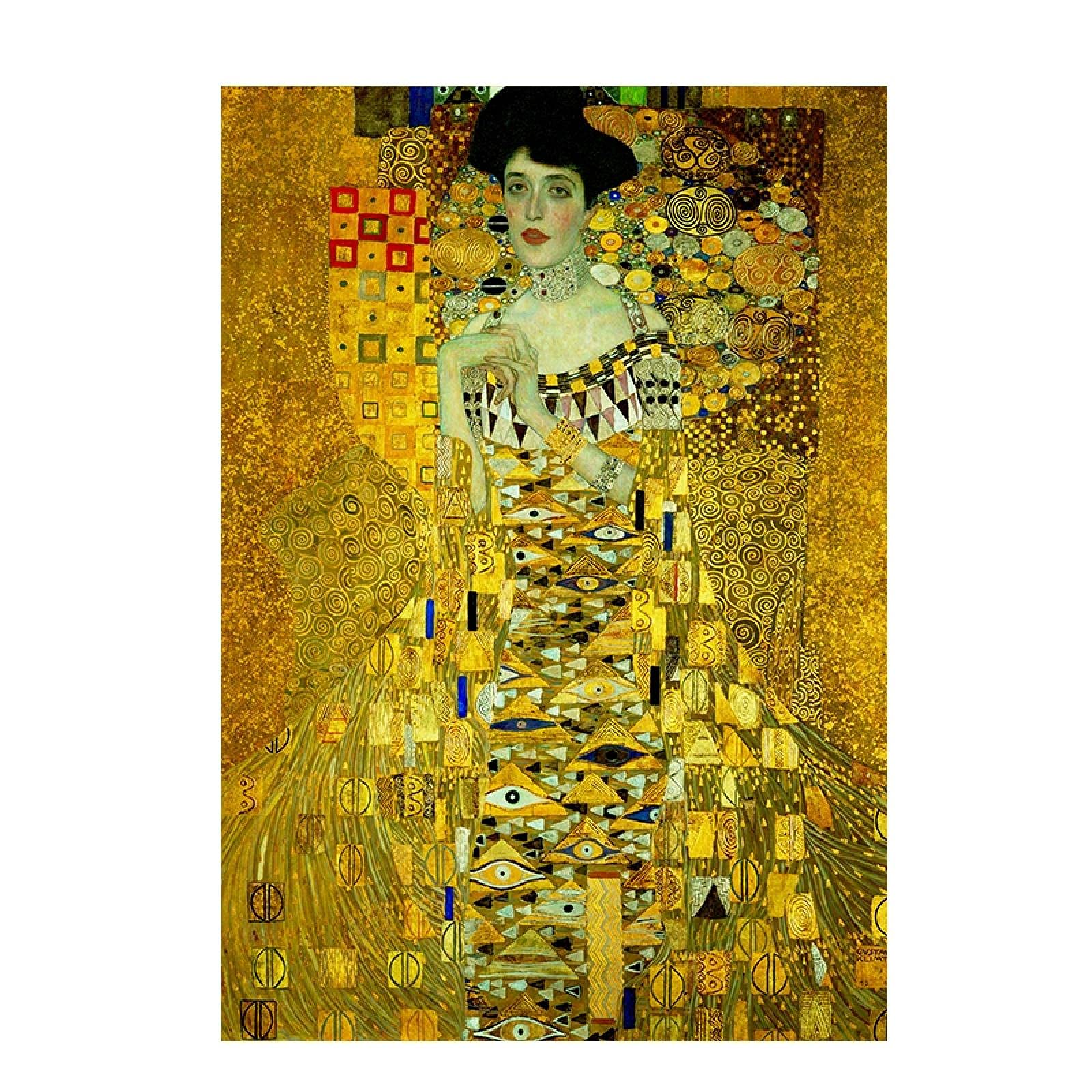 グスタフ・クリムト、アデーレ・ブロッホ=バウアーの肖像Ⅰ、希少画集画