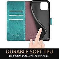 Vista 26 de SUANPOT for iPhone 13 Pro（Non iPhone 13 6.1 5G with RFID Blocking Wallet case Credit Card Holder,Flip Book PU Leather Phone case Shockproof Cover