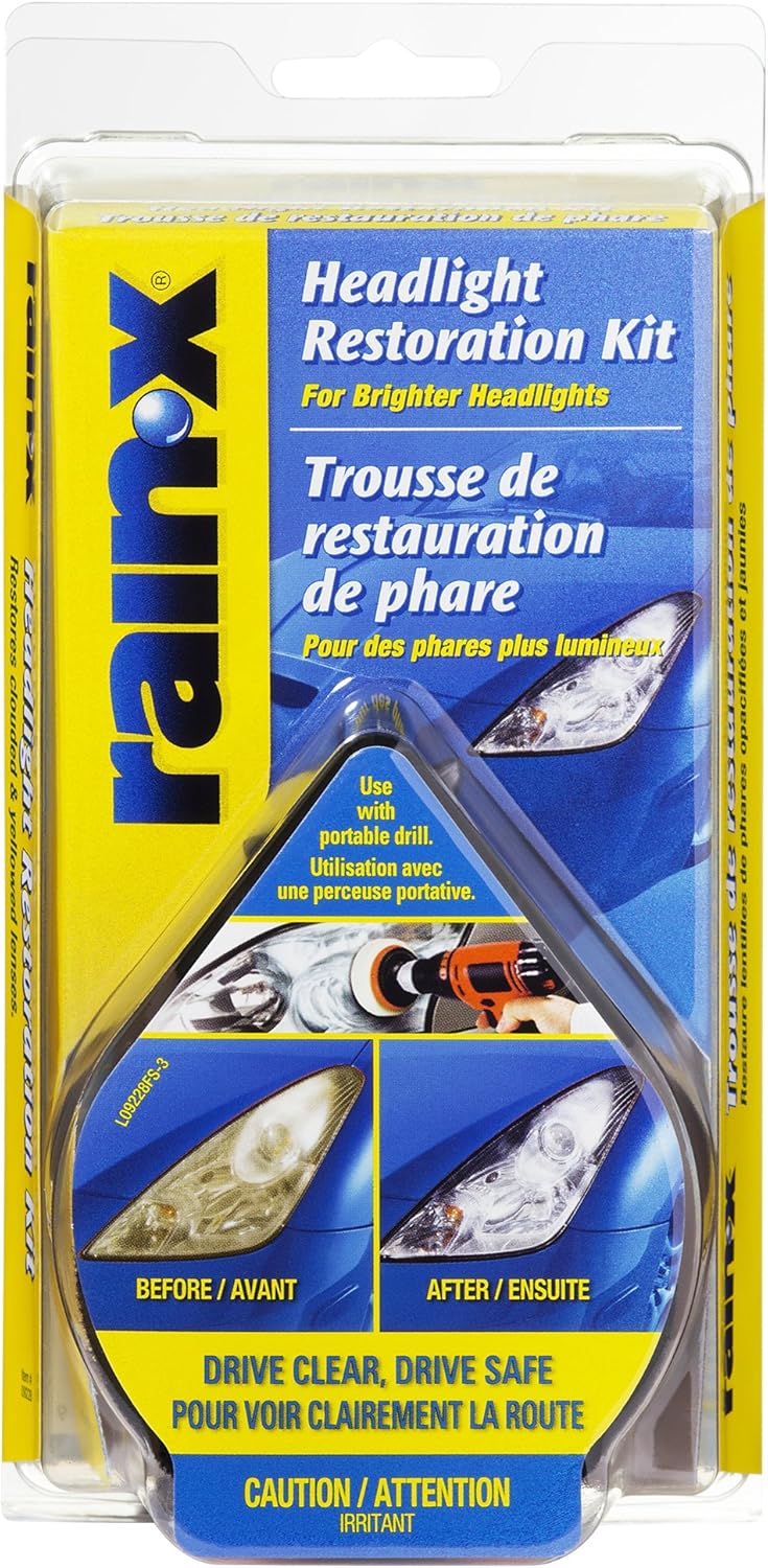 RainX 09228 Headlight Restoration Kit, Headlight Restoration Kits