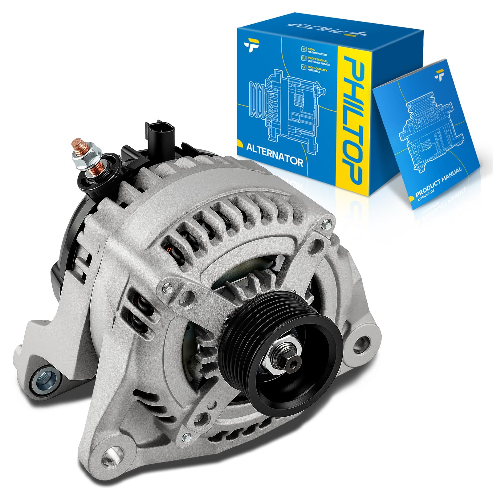PHILTOP Alternator for 2009-2018 Ram 1500 2500 3500