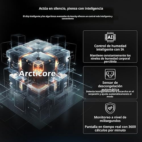 Miniatura 5 de Deshumidificador Energy Star 2024 de 4500 pies cuadrados más eficiente, AEOCKY Max 74 pintasD (estándar 52 pintasD) deshumidificador inteligente con