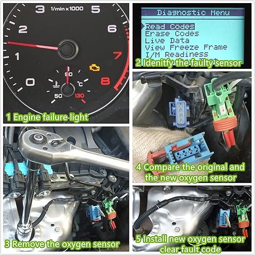 Miniatura 6 de 234-4380 Sensor de oxígeno O2, relación aire-combustible aguas abajo compatible con Altima Sentra Maxima Murano Rogue Quest G37 1 pieza