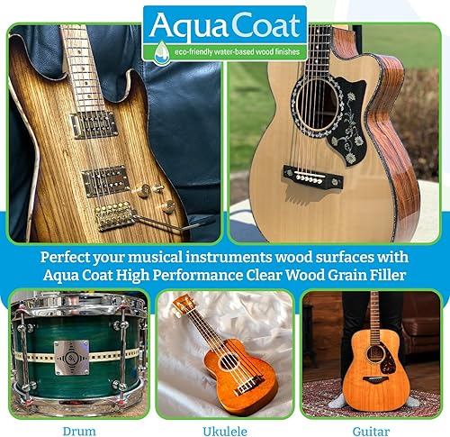 Miniatura 6 de Gel de relleno de grano de madera transparente de alto rendimiento a base de agua, ideal para mejoras del hogar y profesionales de la carpintería de