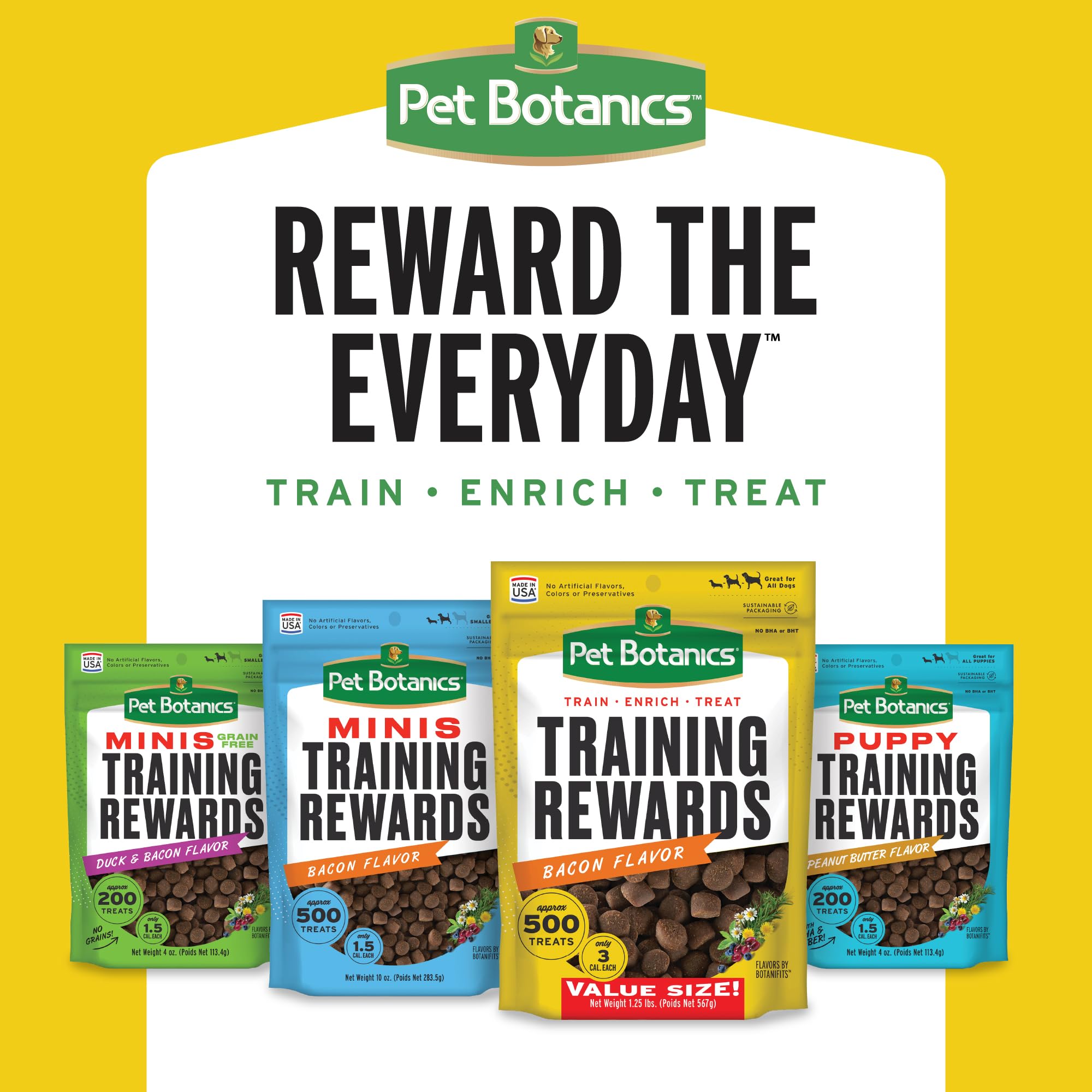 Pet Botanics Training Rewards Treats, Carne de Res, 20 onzas