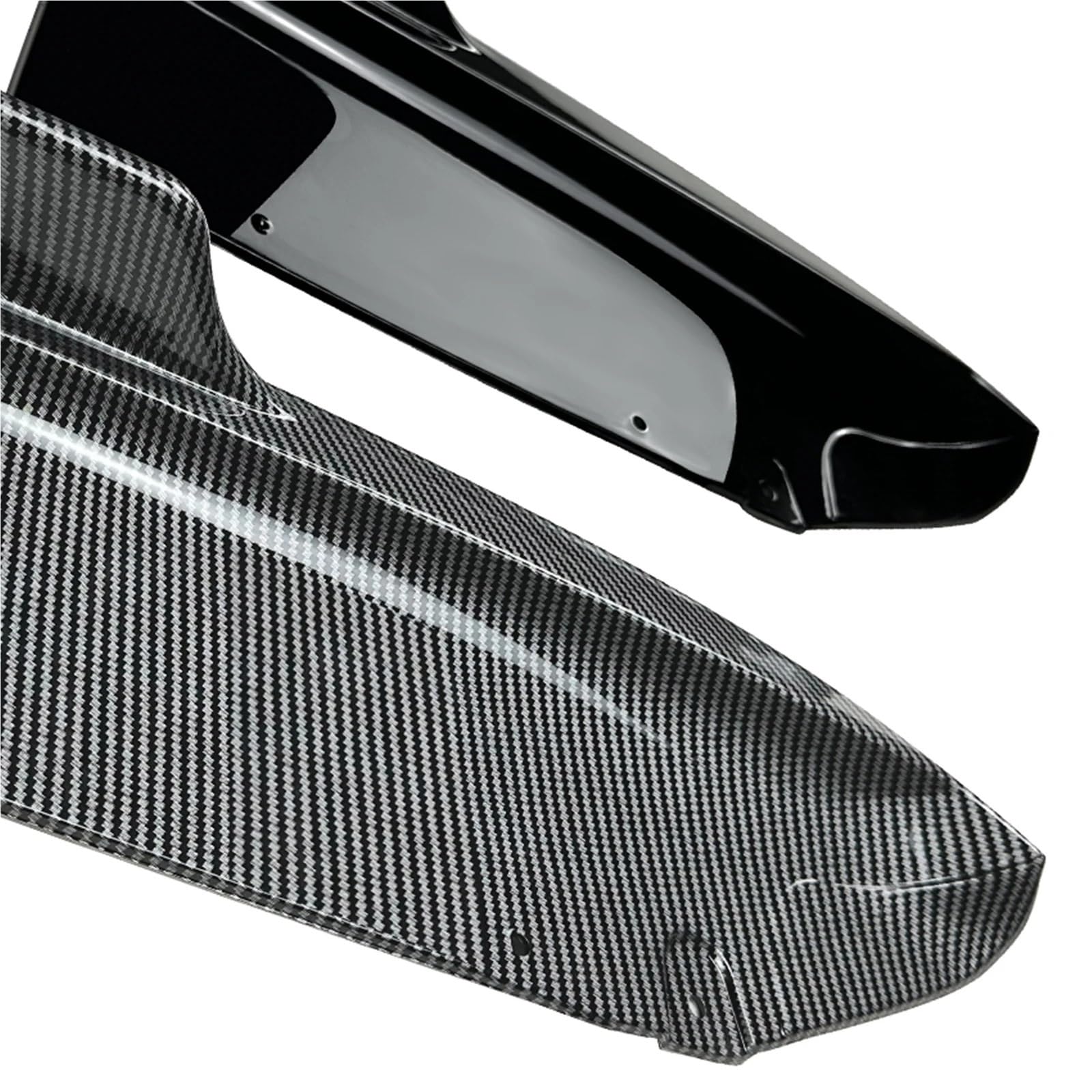 spoiler samochód Zewnętrzny tylny zderzak, boczny dolny spojler, osłona narożnika, pasuje do BMW X5 G05, pasuje do M, pasuje do Sport 2019-2023(Glossy Black)