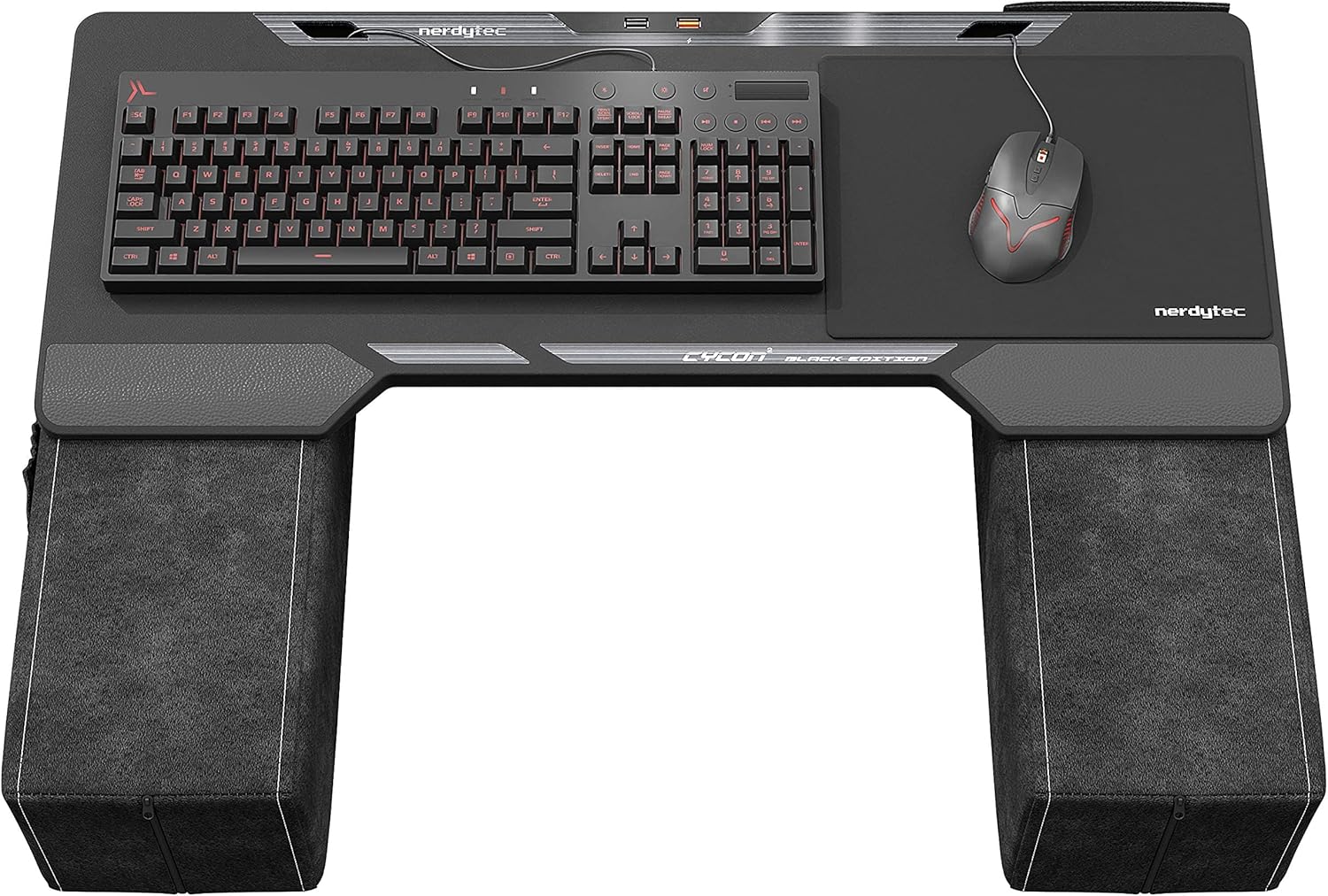 Couchmaster CYCON² Black Edition, Couch Gaming Desk for Mouse