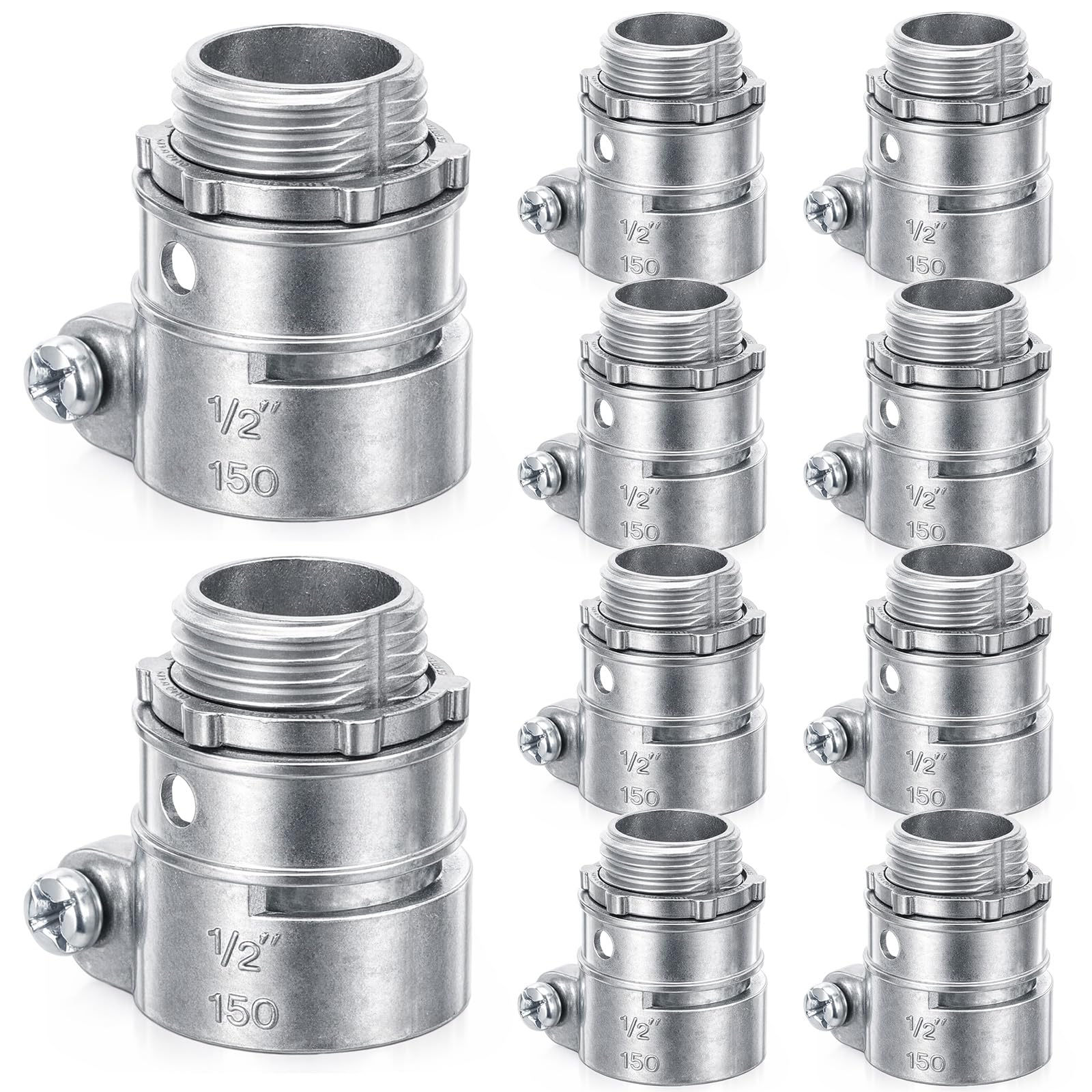 Yaocom 20 Pack Conduit Fittings - Easy Electrical Connections -7