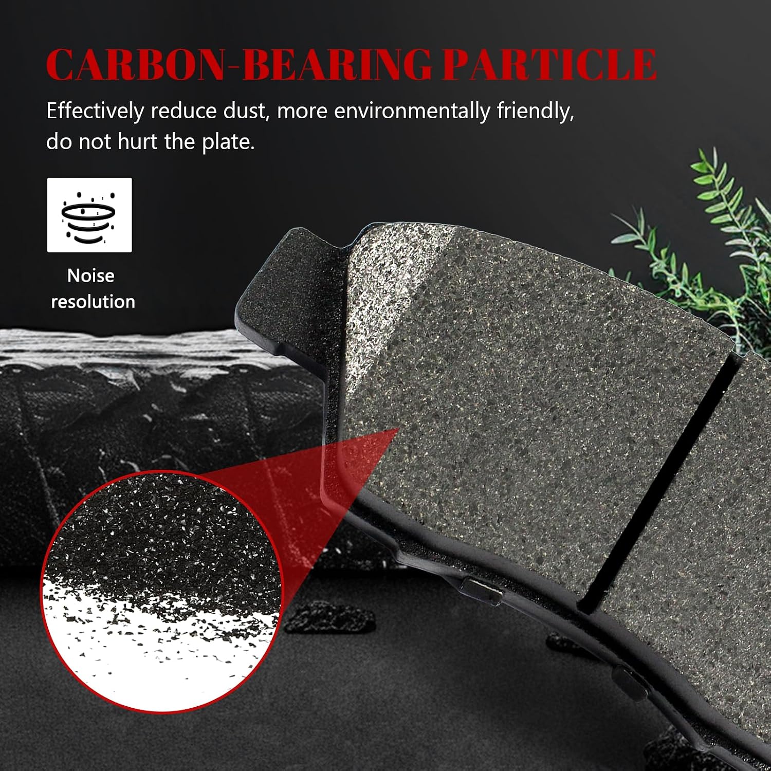 Front and Rear Ceramic Disc Brake Pads Set Replacement for Civic 2004-2005 Hatchback 4-Wheel, for Acura Rsx 2002-2006 Base