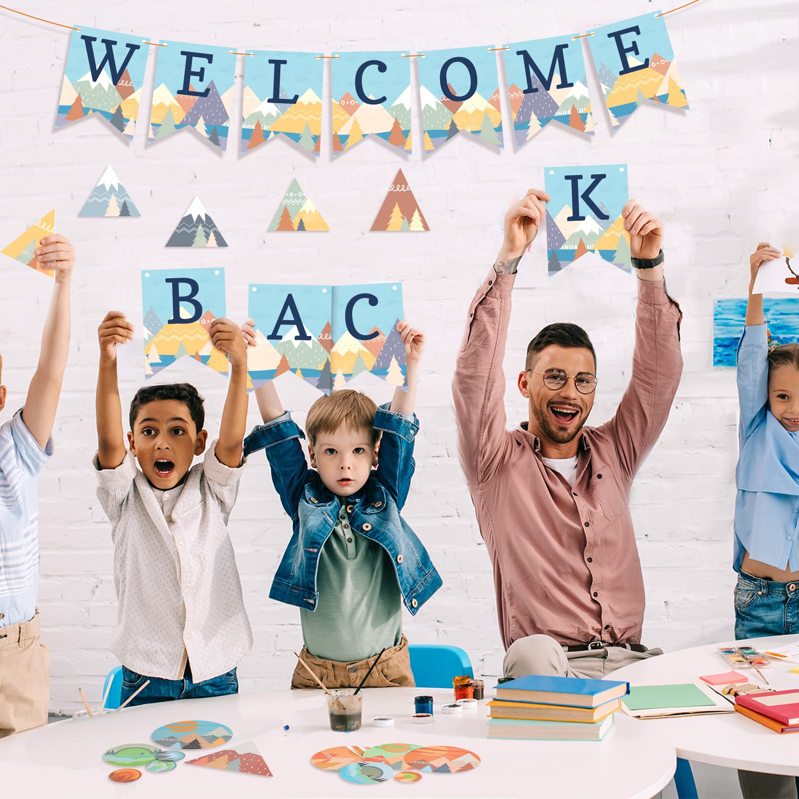 Vohado „Thank You Teachers“ Banner – 50 X 250 Cm | Für Klassenzimmer, Zaun Oder Veranda | Wiederverwendbar, Wetterfest