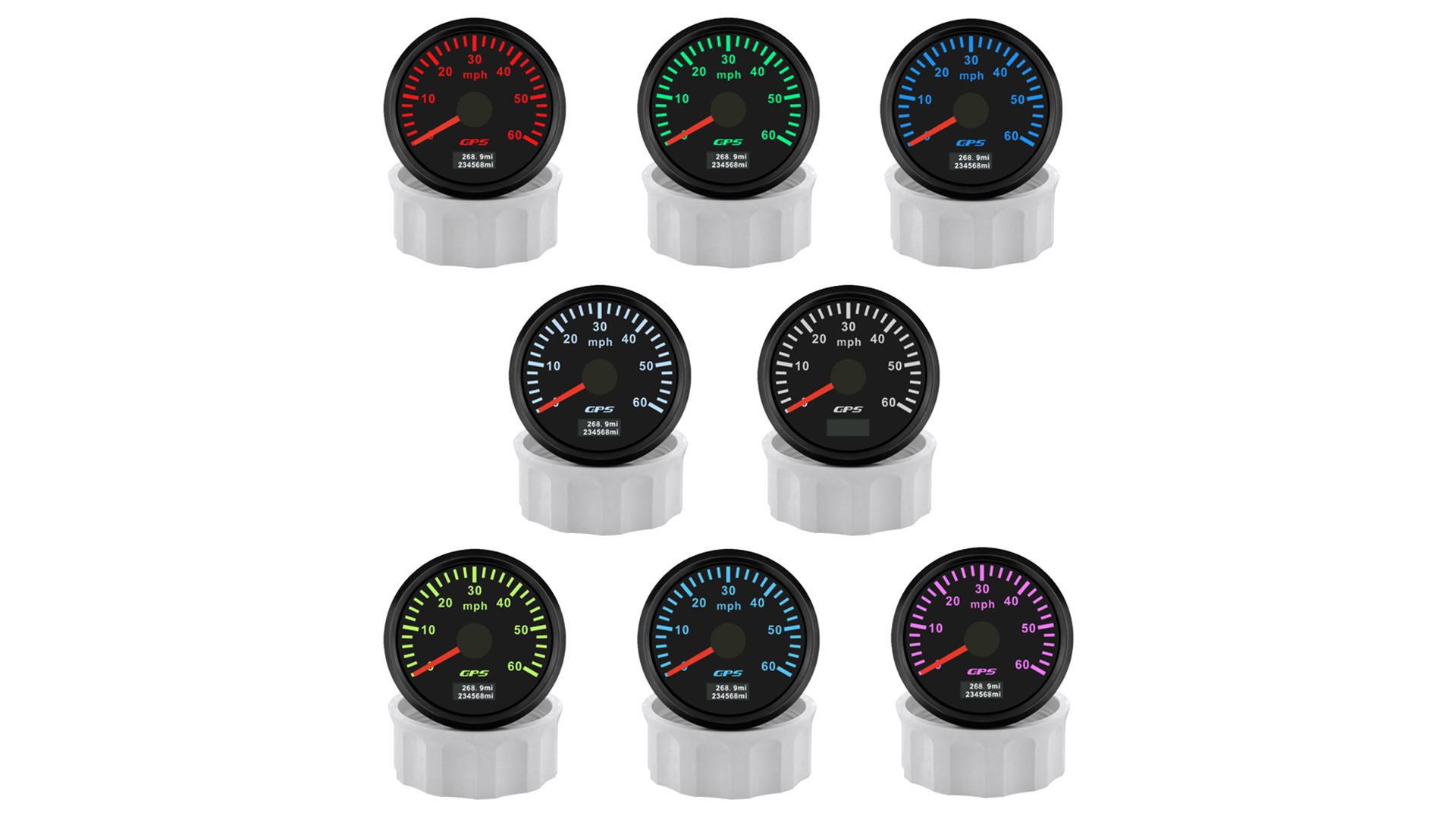 CN Toerenteller met bedrijfsurenteller 0-3000 rpm zwart | CN