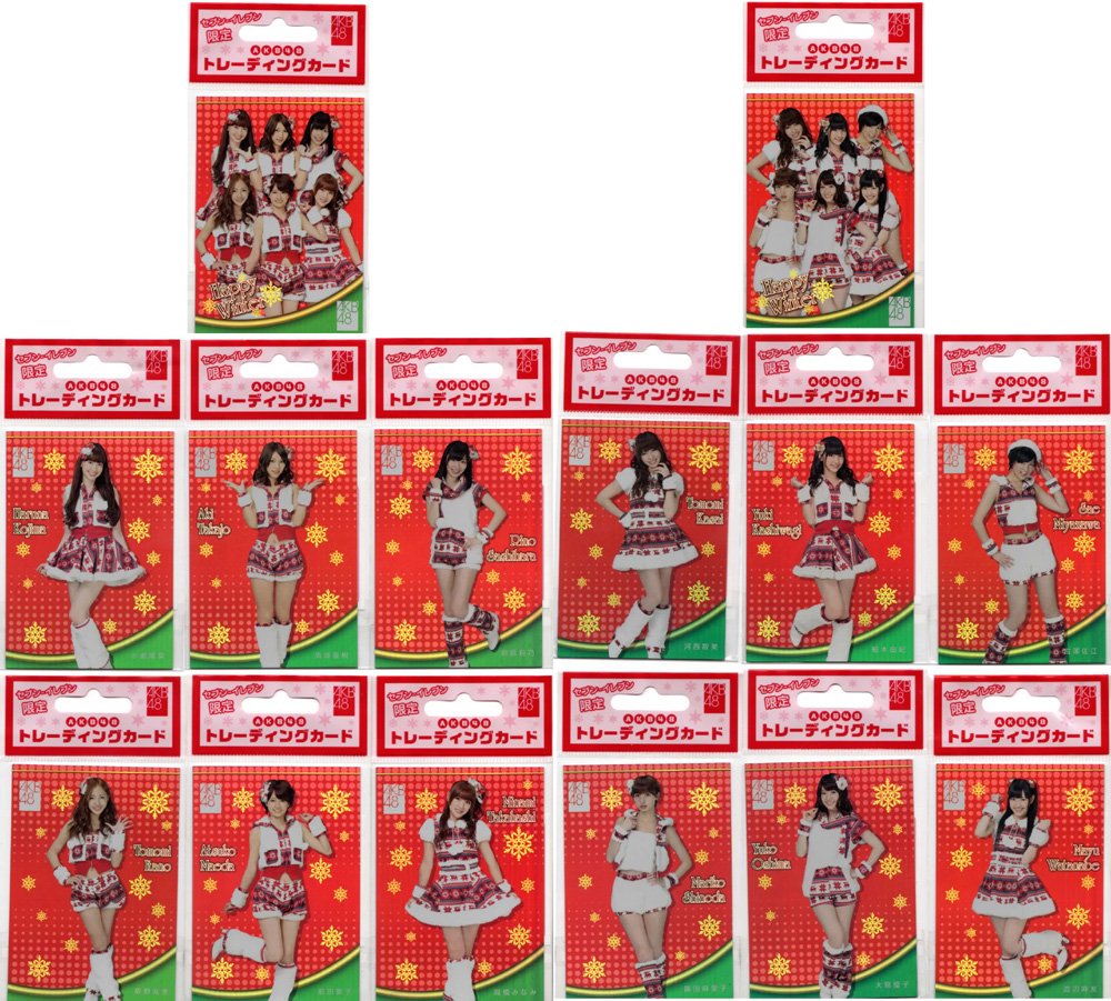 Amazon.co.jp: AKB48 セブンイレブン限定 トレーディングカード 全14