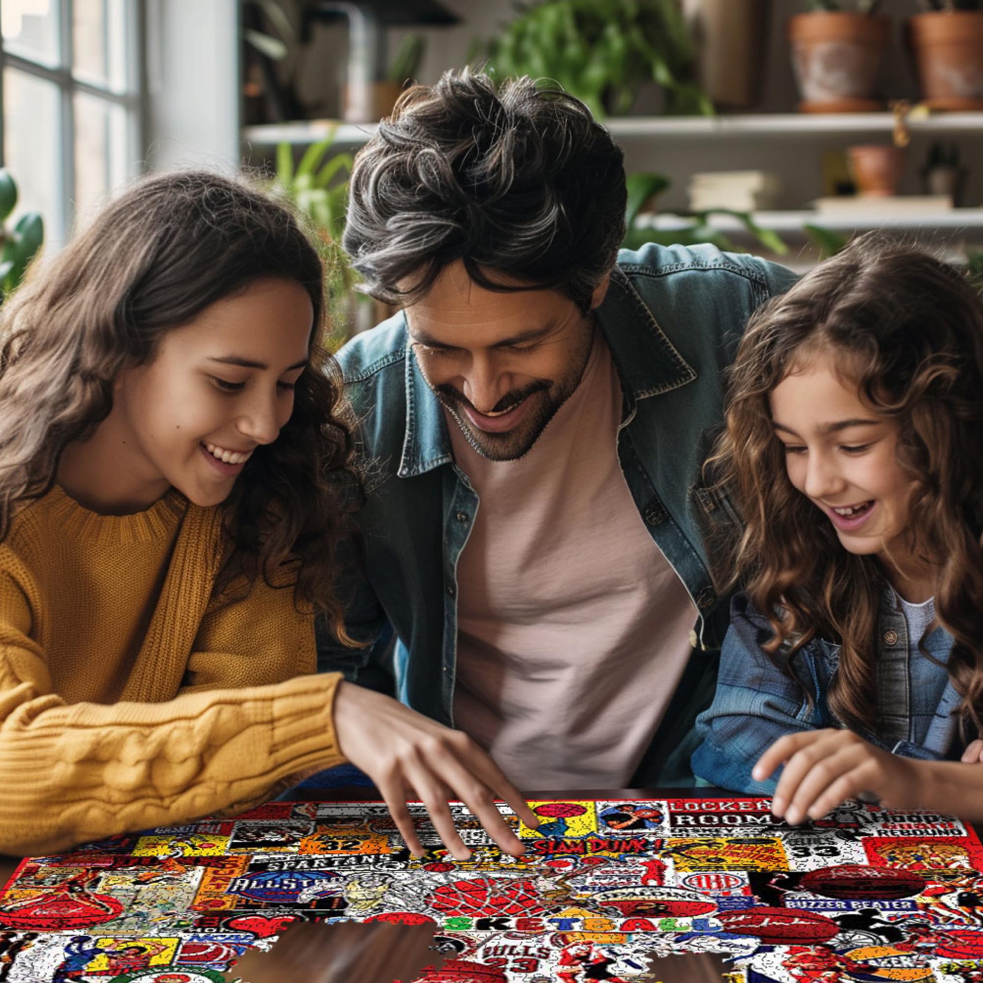I Love Basket 1000pc Puzzle By White Mountain