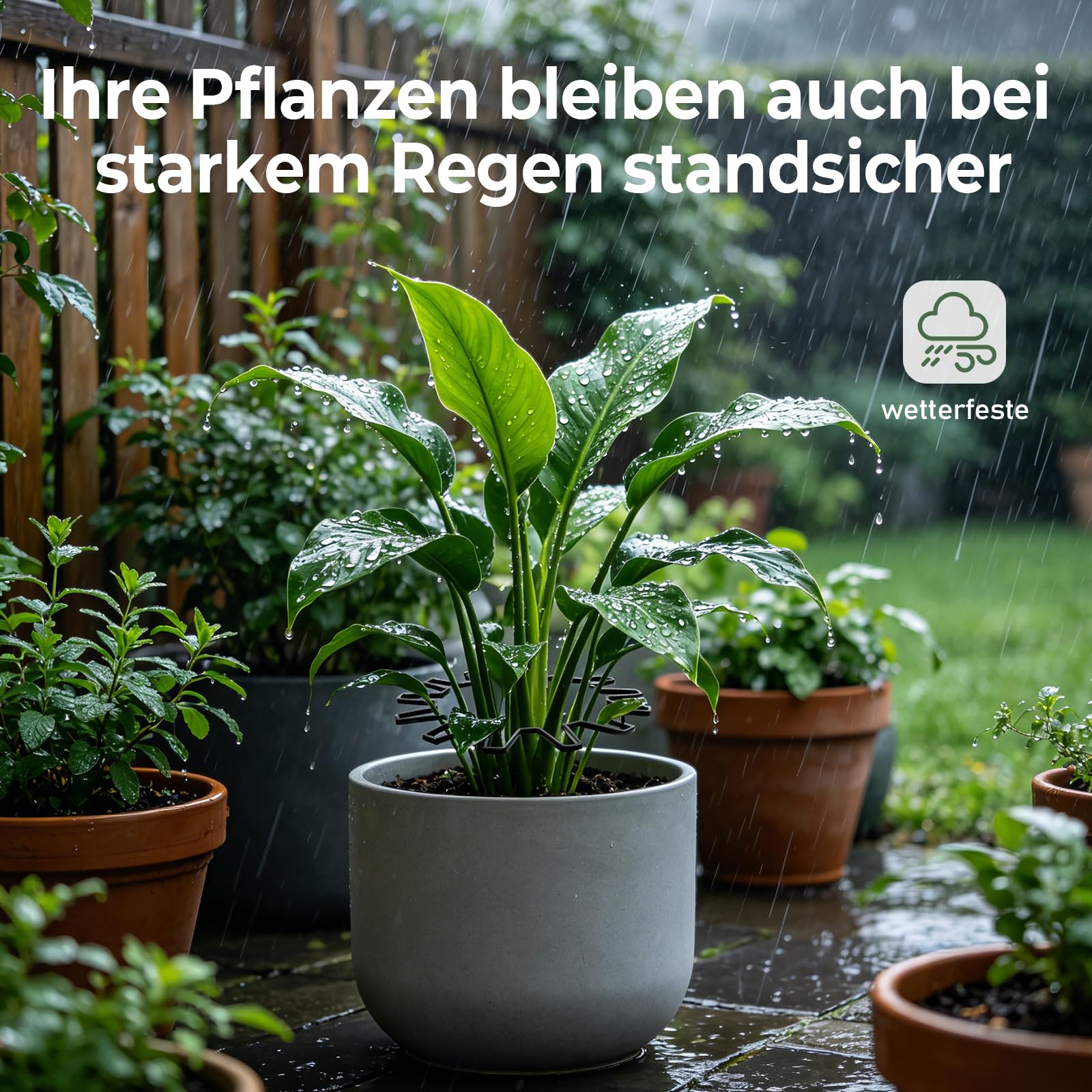WUQNGI Pflanzenstütze, 10 Stück Staudenhalter Rund, Einstellbare Hortensien Stütze Ø 21,5 cm, Robust Pflanzenhalter für Garten als Staudenstütze, Rosenstütze, Blumenstütze, Pfingstrosen Halterung