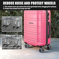 8 PCS ENJOLIVEURS Pour Valise Protection Roue Bagage EUR 9,68 - FR