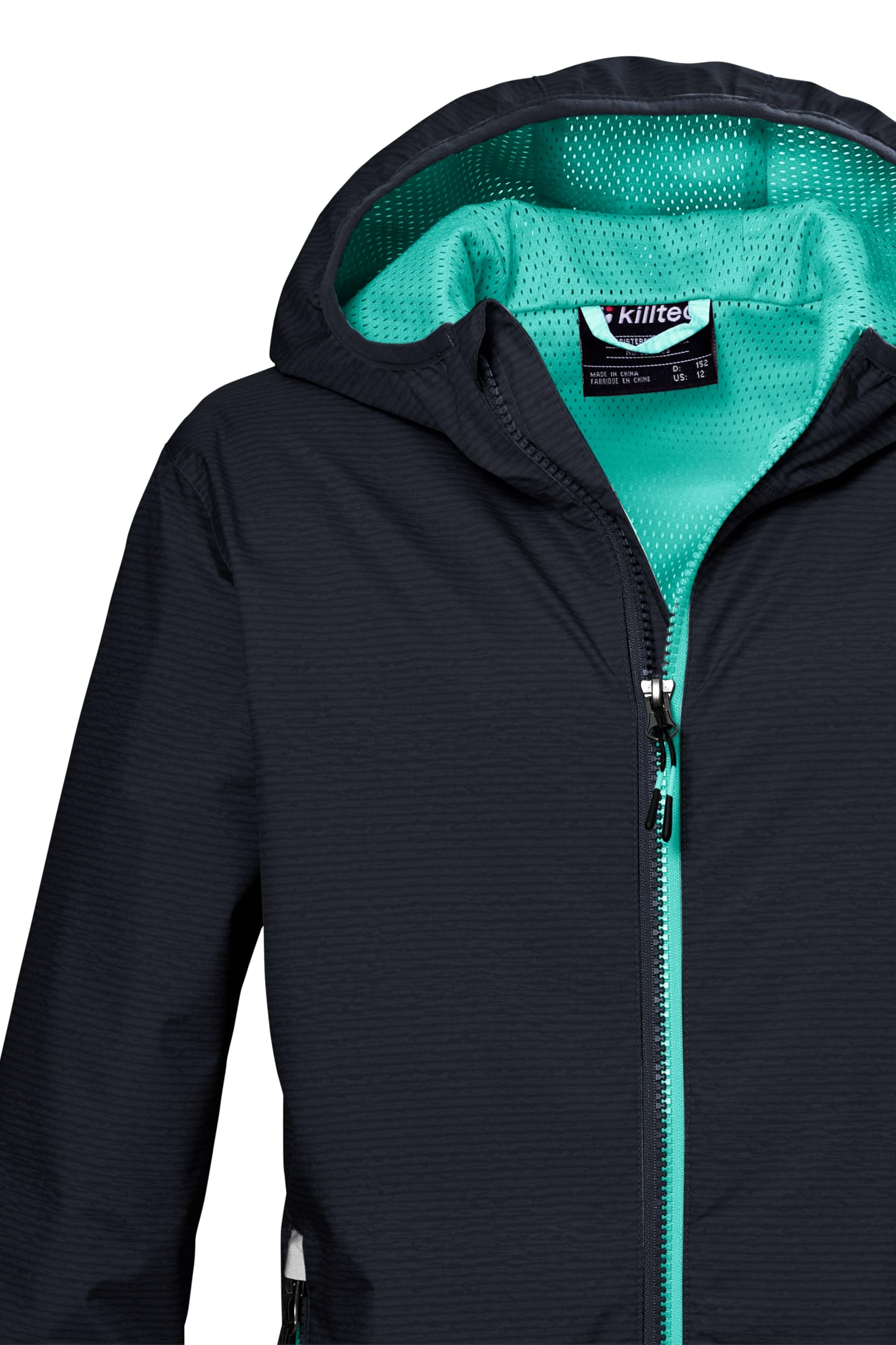 Killtec Mädchen Kos 138 Grls Jckt Funktionsjacke/Regenjacke mit Kapuze