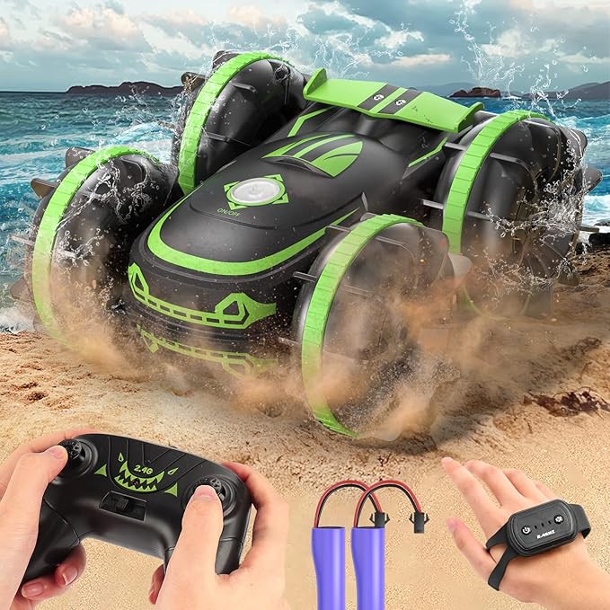 Amphibious RC Car for Kids,Toys for 612 Year Old Boys