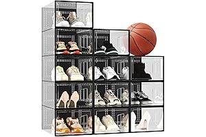 Simplify Home Organization with Spacious Shoe Boxes for Men